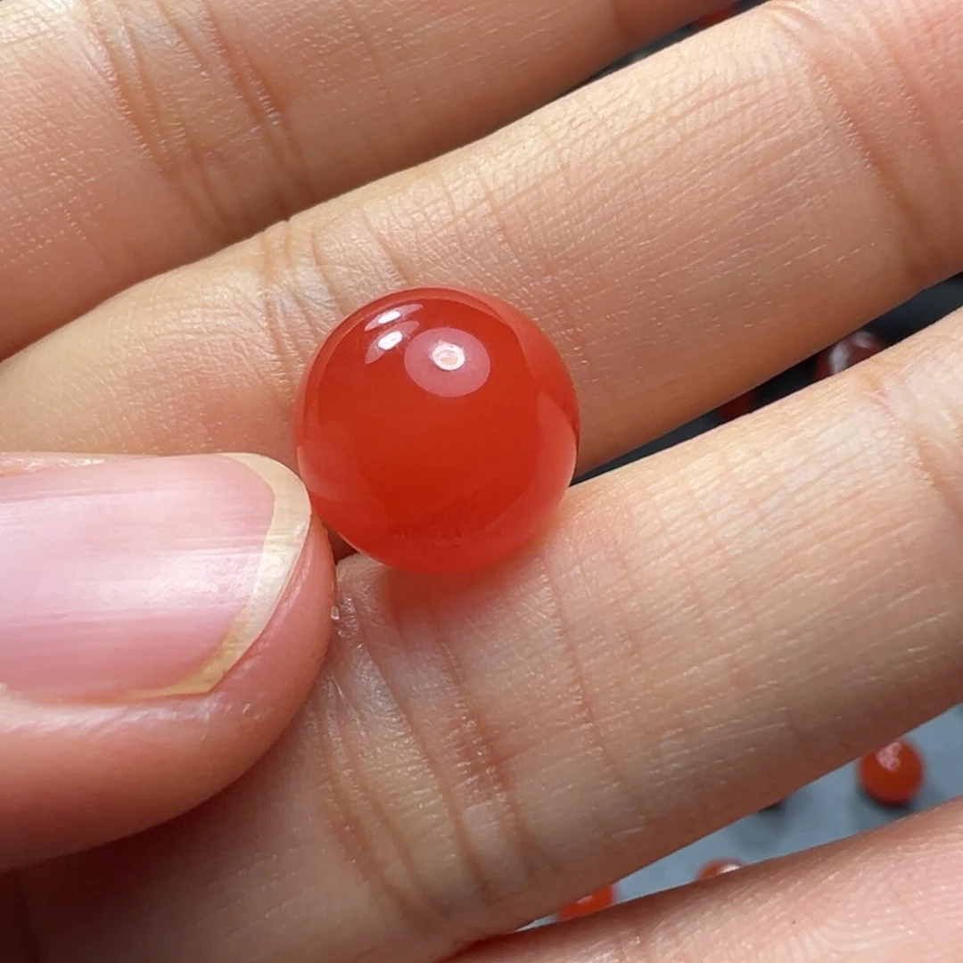 南红玛瑙珠子未镶嵌