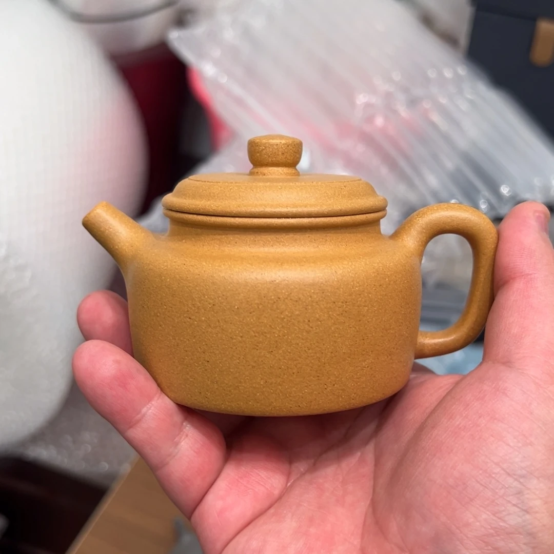 紫砂茶壶160cc黄金段德钟