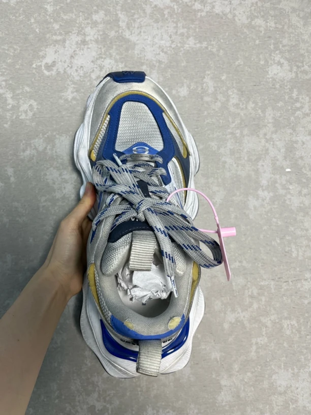 未使用 Balenciaga/巴黎世家 42*1/Cargo白蓝运动休闲鞋/08731