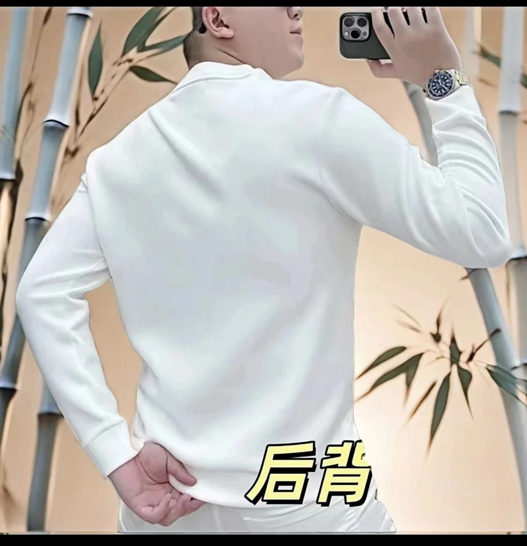 重磅潮牌男士卫衣时尚百搭休闲百搭套头圆领长袖秋冬宽松卫衣男装
