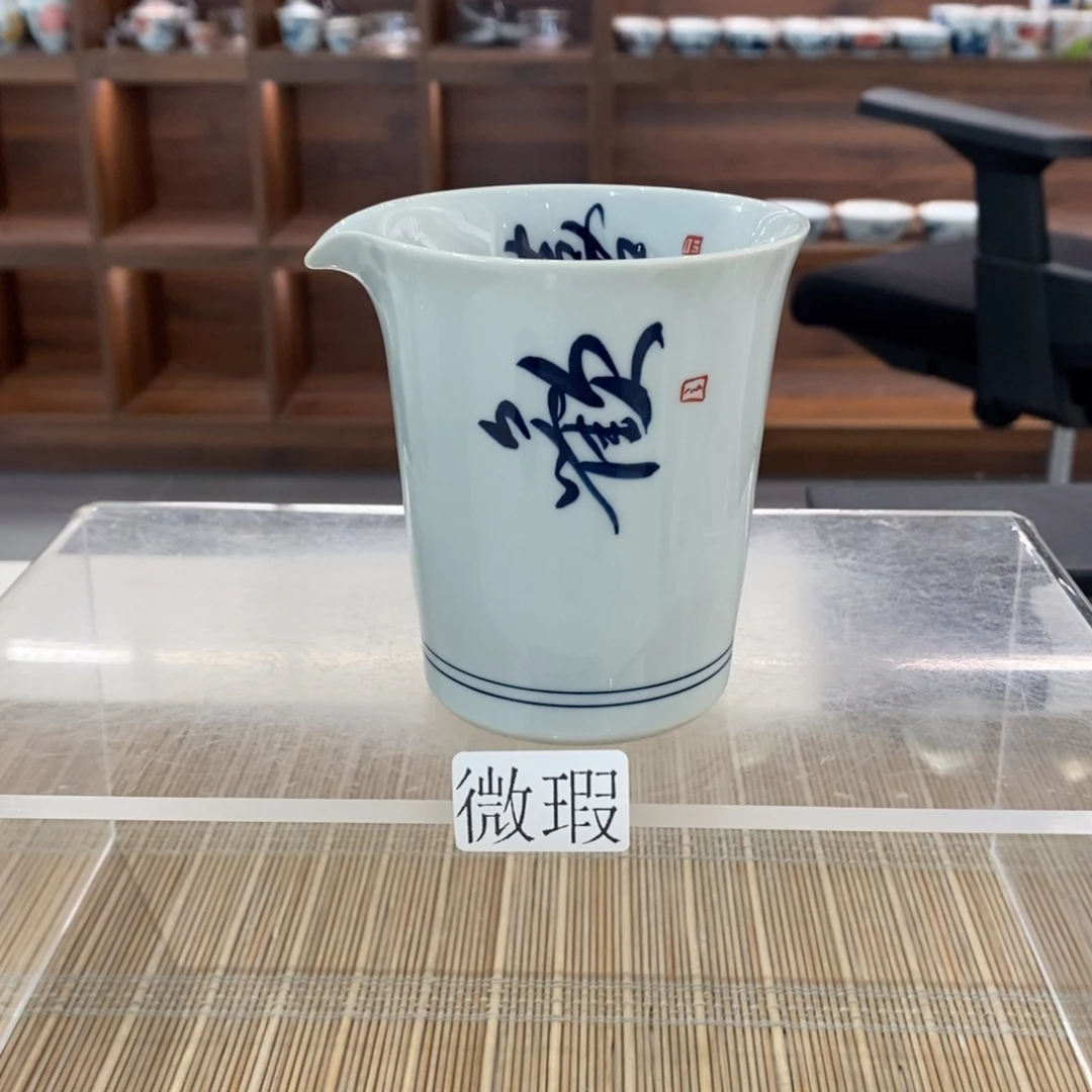 釉下彩老陶泥手工绘制