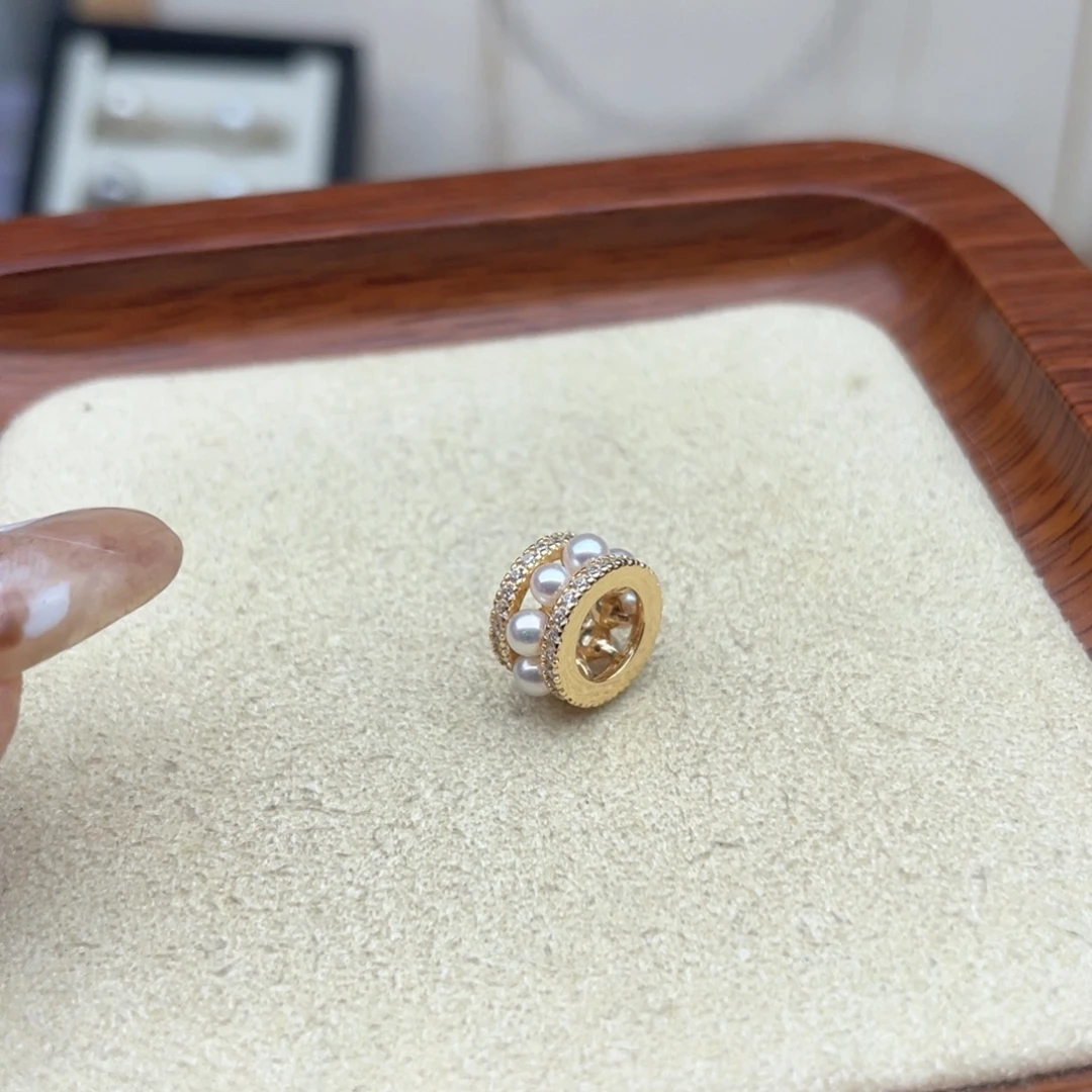 颈饰淡水珍珠银S925镶嵌C45