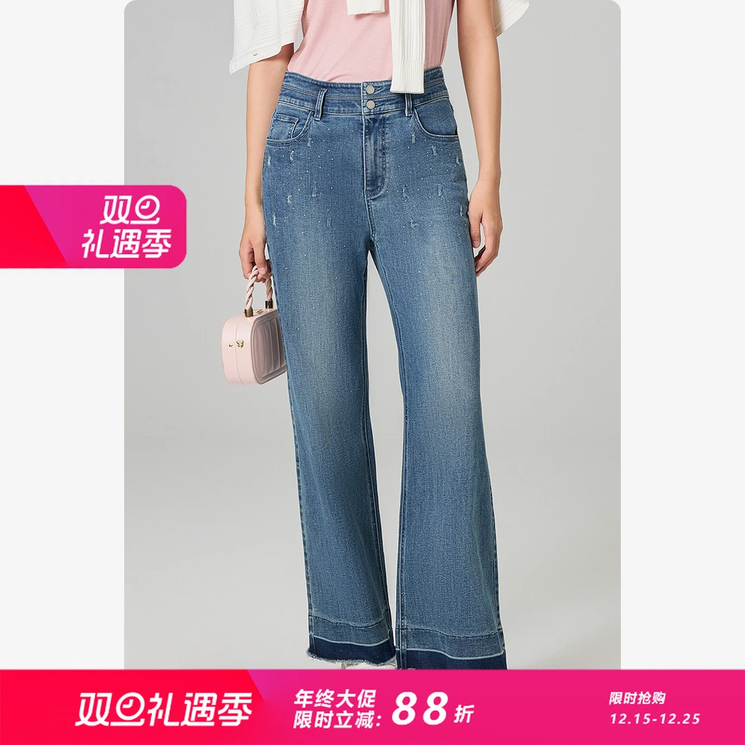 【姚领YAOLY】专柜牛仔裤815K34481