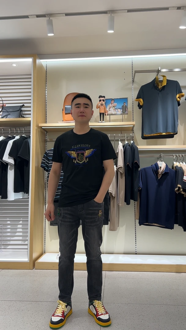 实体店好品质专柜男士短袖体恤AL216066-90
