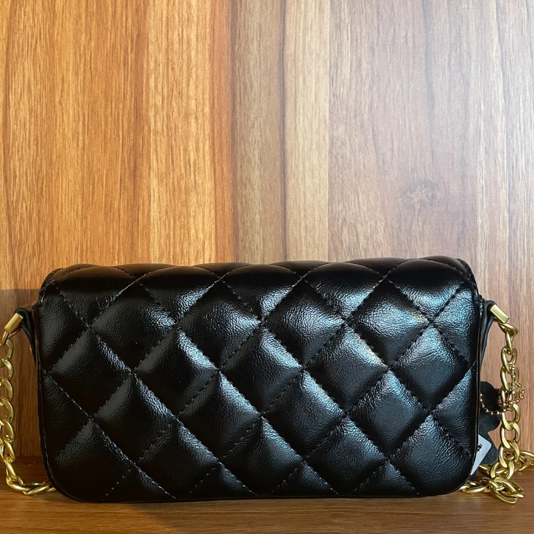 潮流打造真皮女士潮流包 0442 黑色小号眼黑金