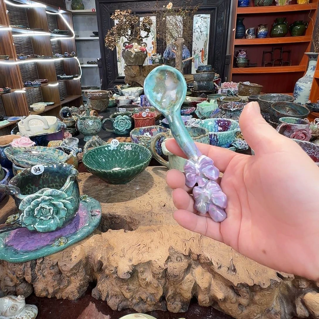 沧***澜纯手工咖啡杯盘碗