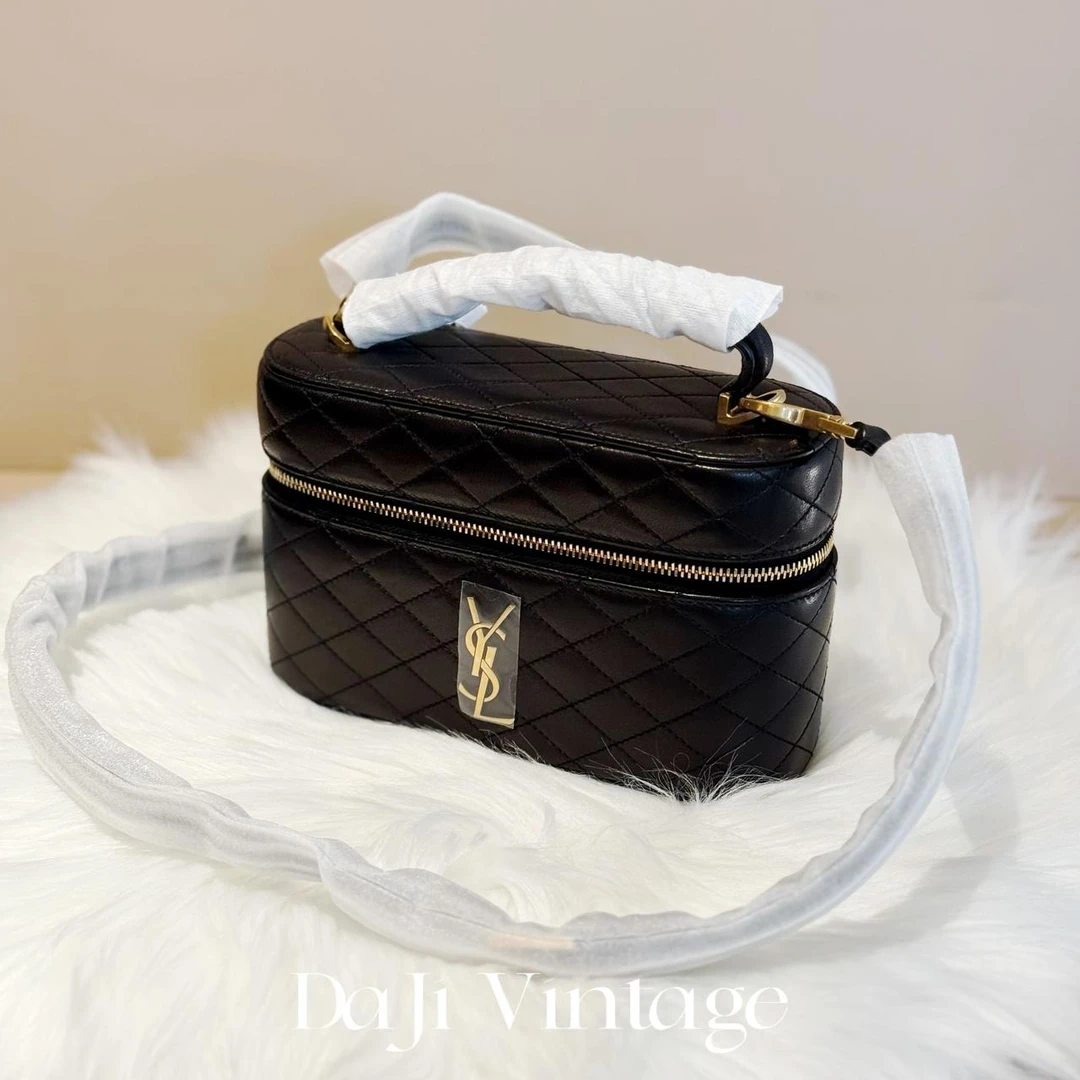 大吉中古/YSL圣罗兰gabyvanity黑金盒子斜挎包