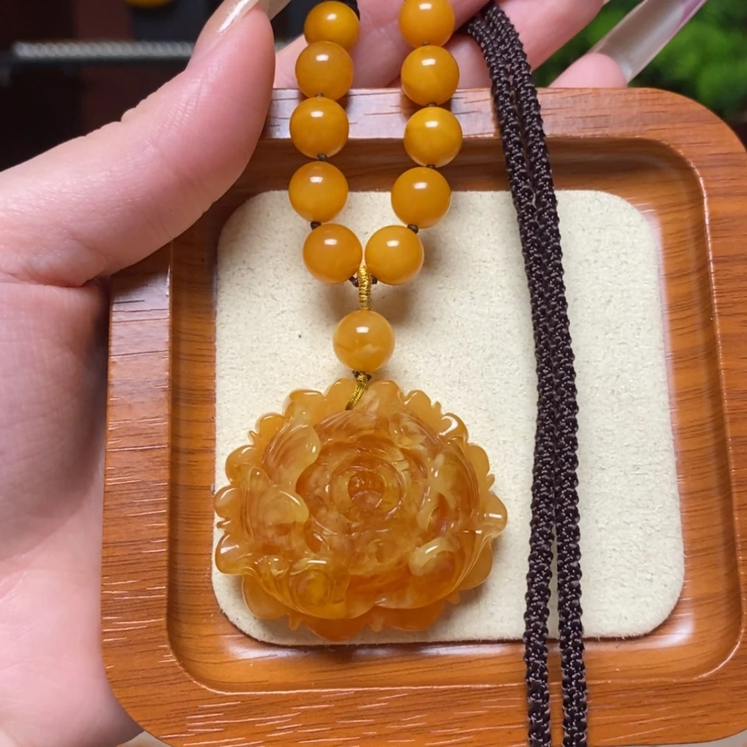 【闪购商品】蜜蜡颈饰未镶嵌项链