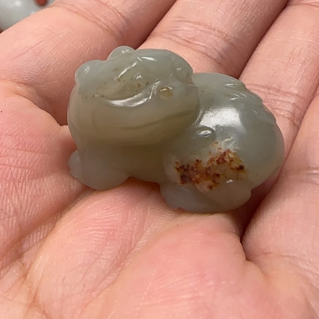 用***1精美的小兽小把件