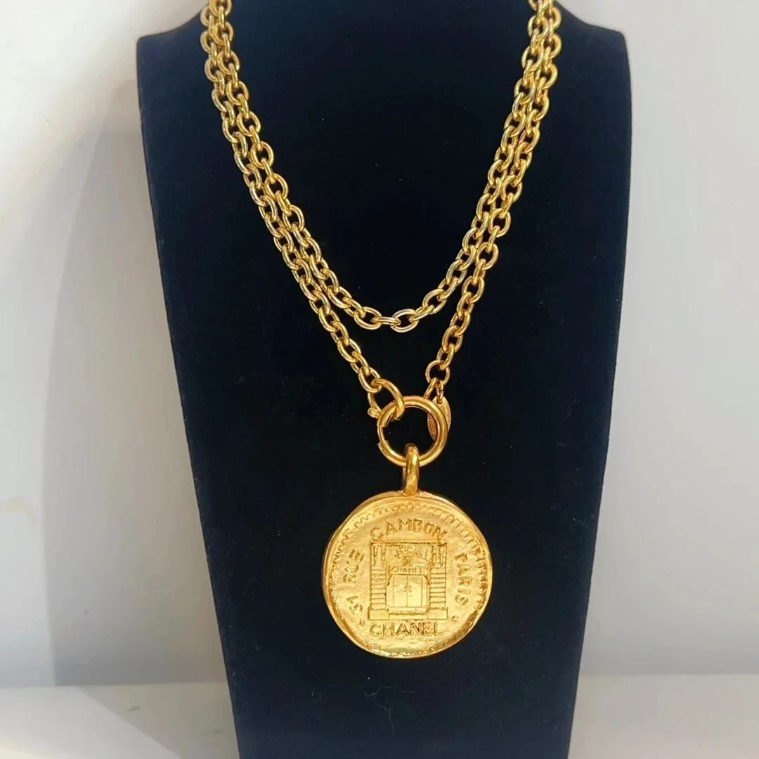 95新 Chanel/香奈儿 Chanel vintage香奈儿中古康鹏项链