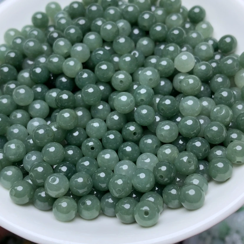 【闪购商品】未镶嵌手链翡翠卡6冰油青30个