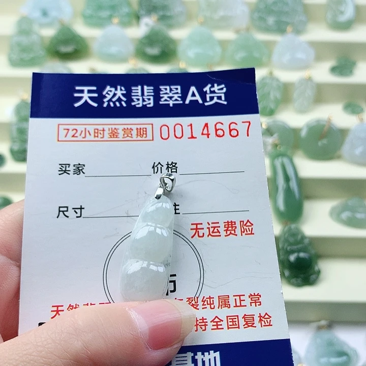 颈饰未镶嵌翡翠吊