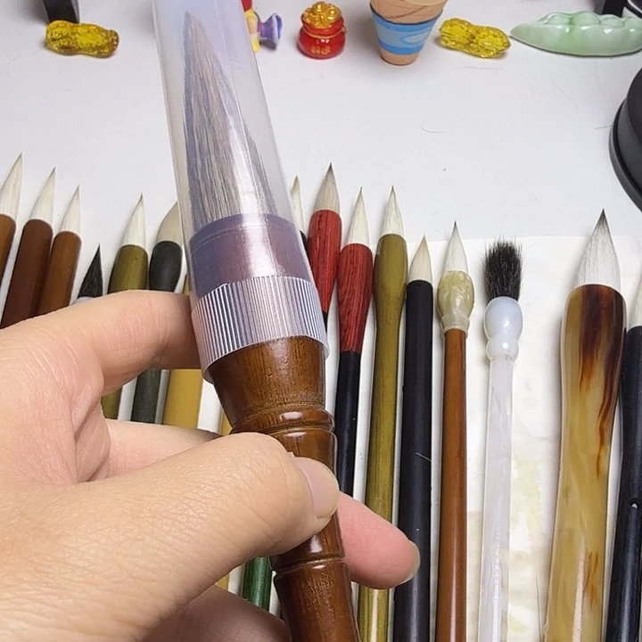 毛笔书法作品斗笔