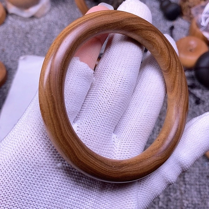 手串/手链檀香木老山檀香黑肉虎纹手镯沉水58