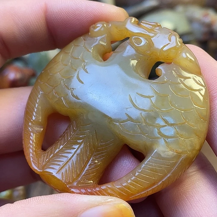 和田玉（糖玉）未镶嵌挂件