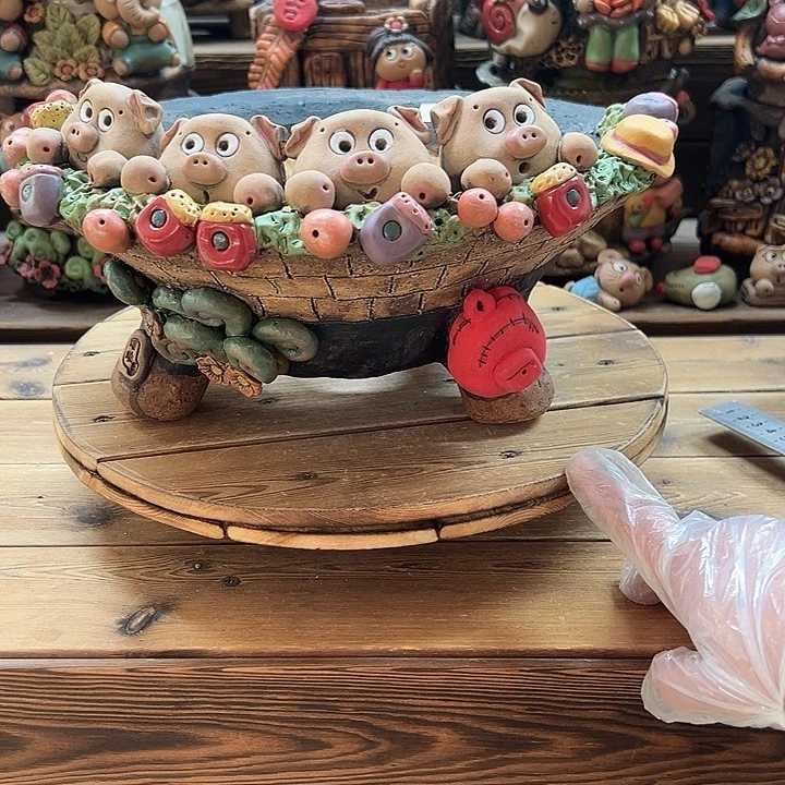 嘻哈多肉花盆百搭