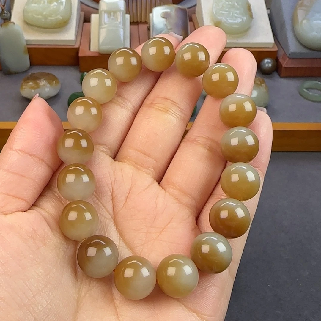 【闪购商品】和田玉手串未镶嵌呆***熊