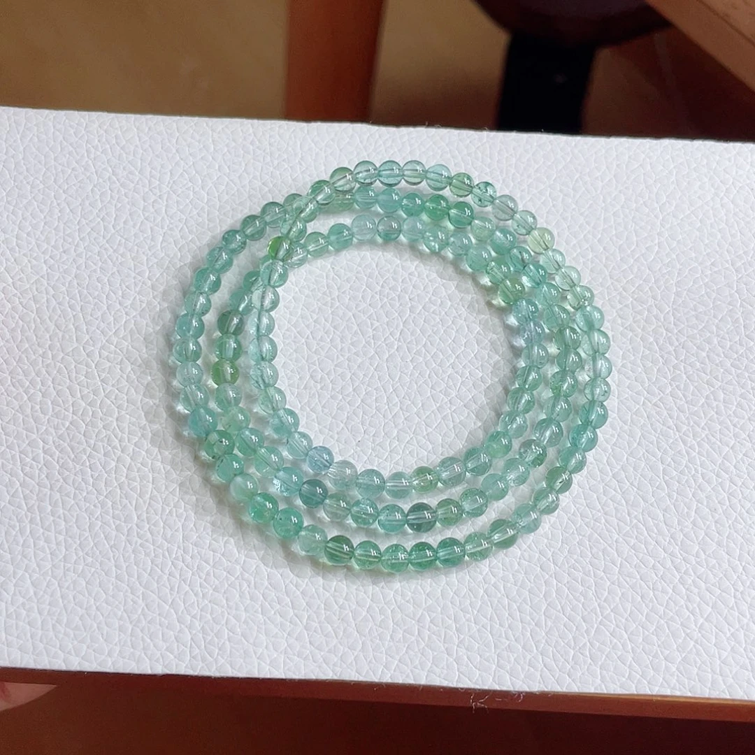 未镶嵌碧玺手链4.8mm左右