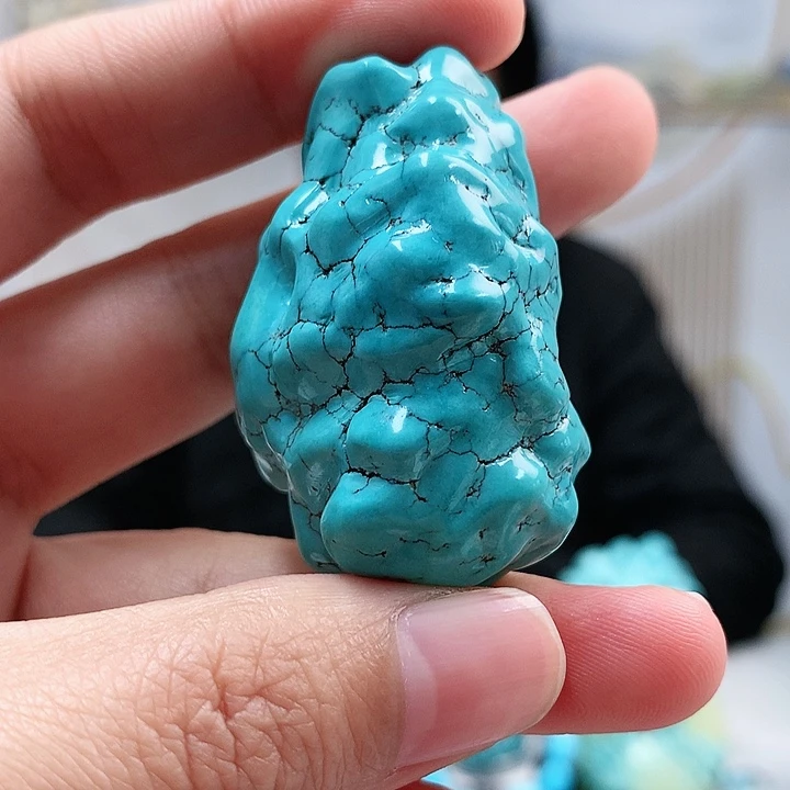 未镶嵌绿松石珠宝奇石