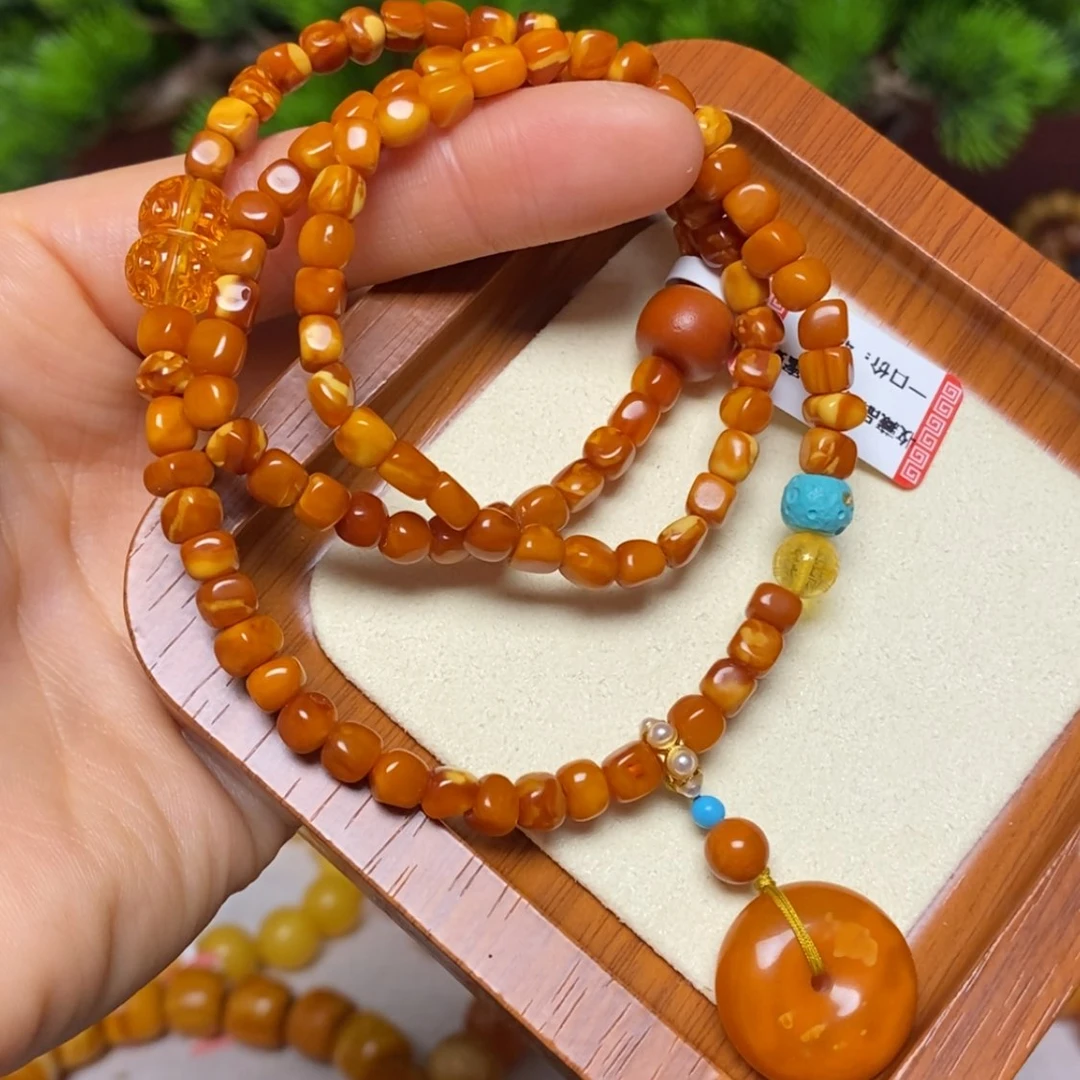 【闪购商品】未镶嵌蜜蜡手链手串