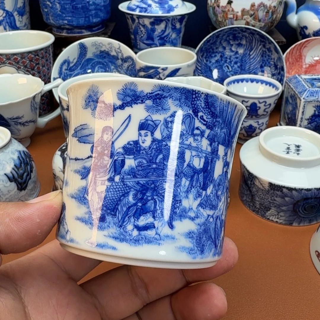 赣***店杯子景德镇全手工手绘陶瓷