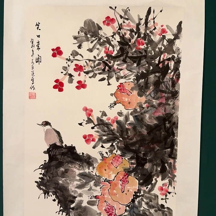 国画董老师作品画作