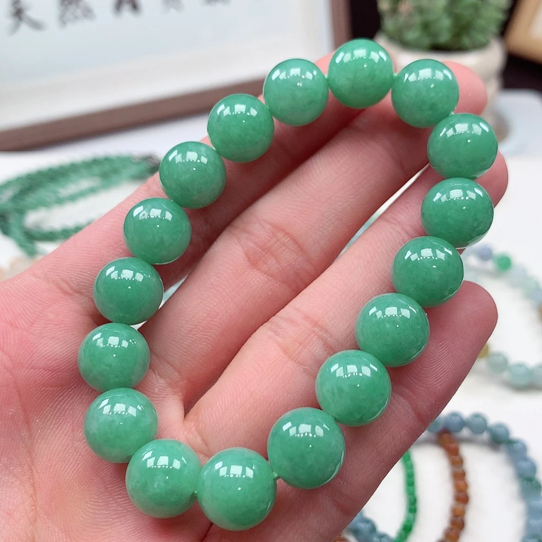 翡翠未镶嵌毛衣链