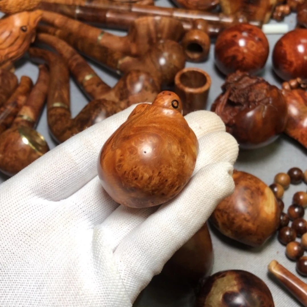 【闪购商品】木麻梨疙瘩火琉璃手把