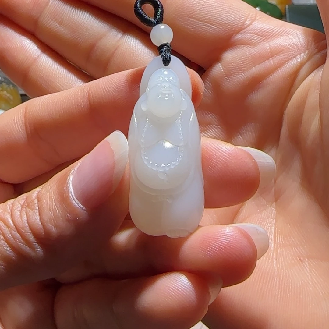 和田玉未镶嵌颈饰我****