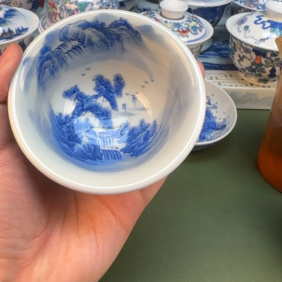 彦祖纯手工手绘茶具162