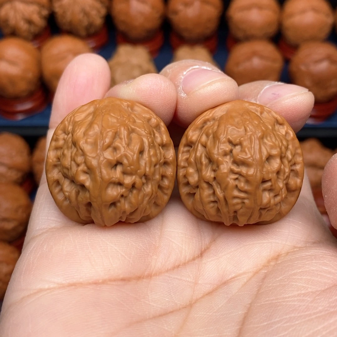 把件文玩核桃手捻精品莲花