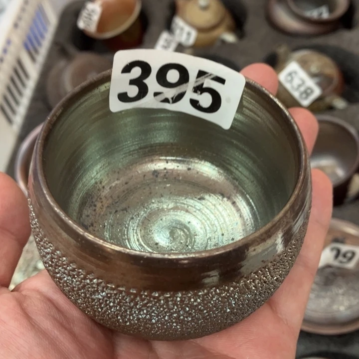 柴烧茶具茶杯大放漏