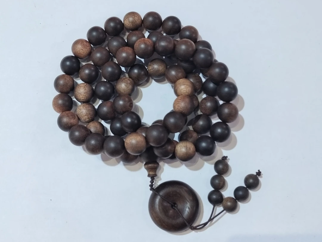 沉香 虎斑纹玉化顺化红土长串1.4