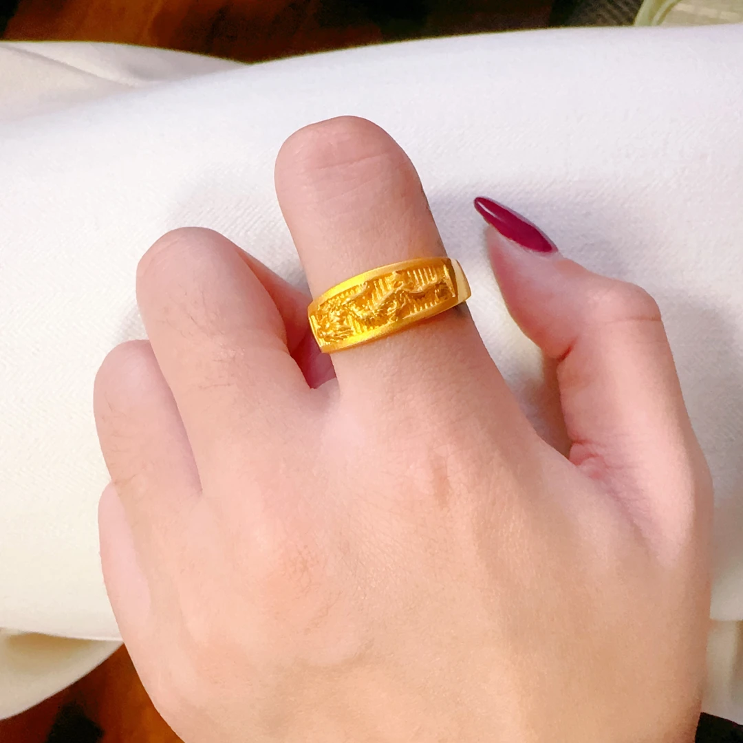 合金戒指 男士戒指 龙戒