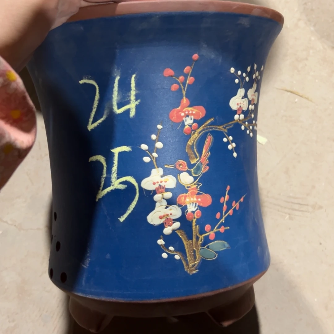 宜兴川阁紫砂花盆单个