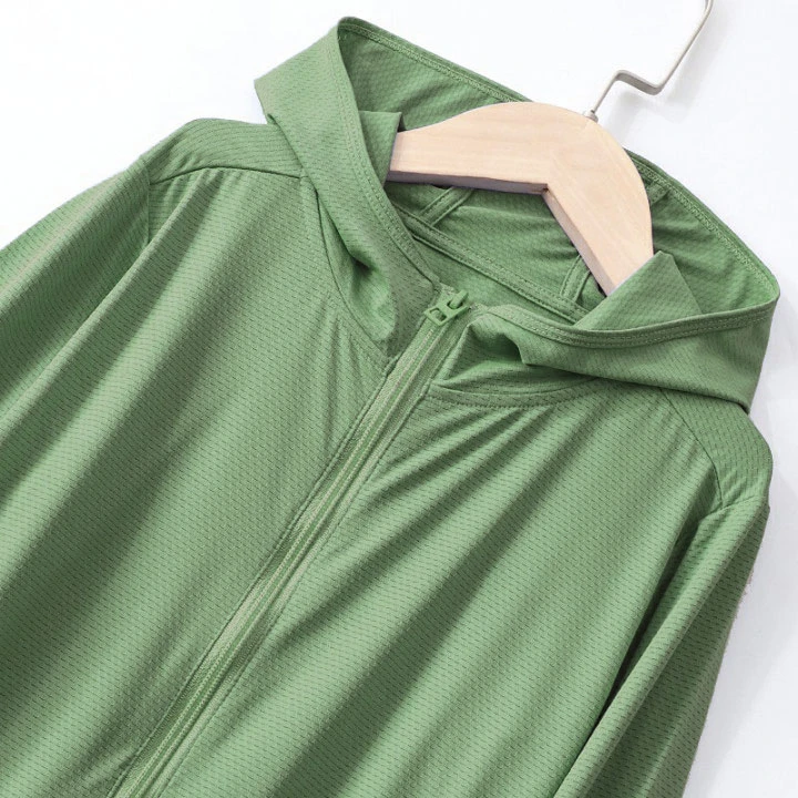 【主播推荐】女款纯色长袖连帽防晒外套AD3388