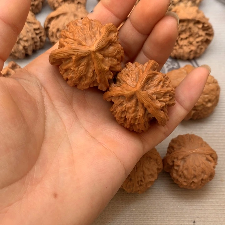 风***浪把件文玩核桃盘山三棱