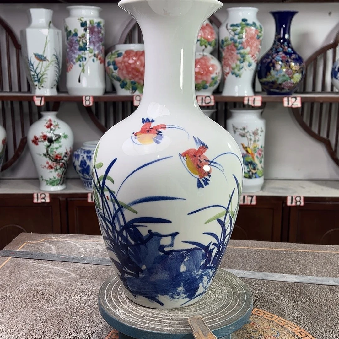 摆件陶景德镇陶瓷棒玉