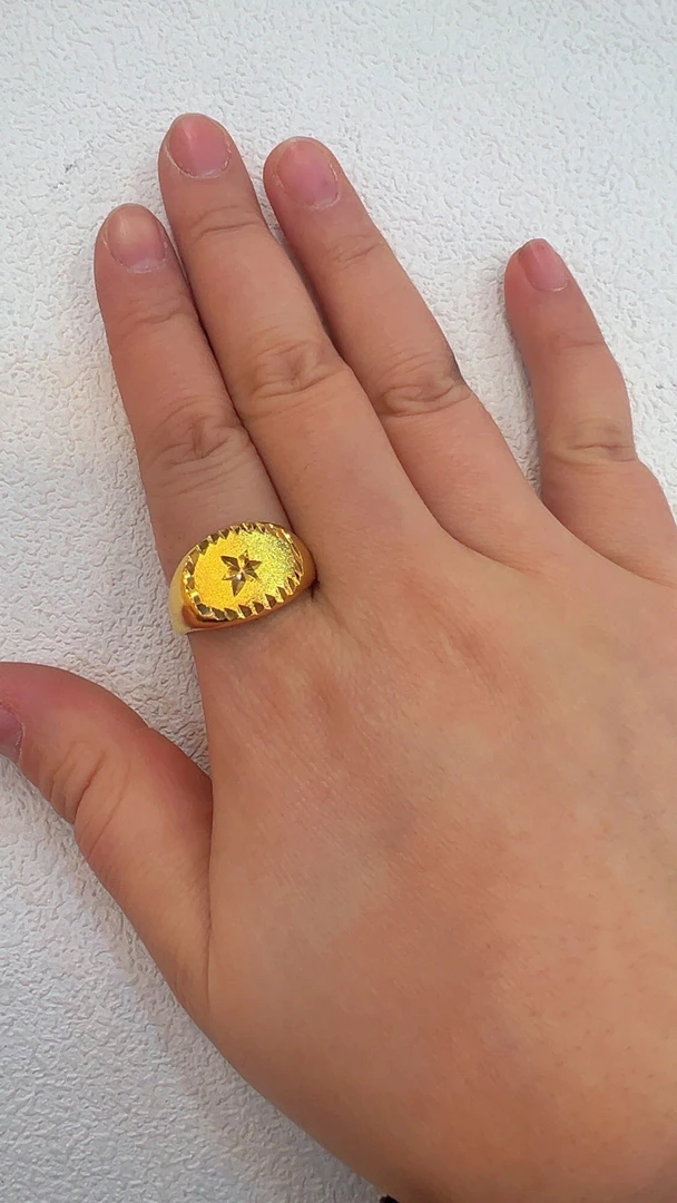 铜合金亚克力戒指 时尚大花款精美女戒活口戒指47