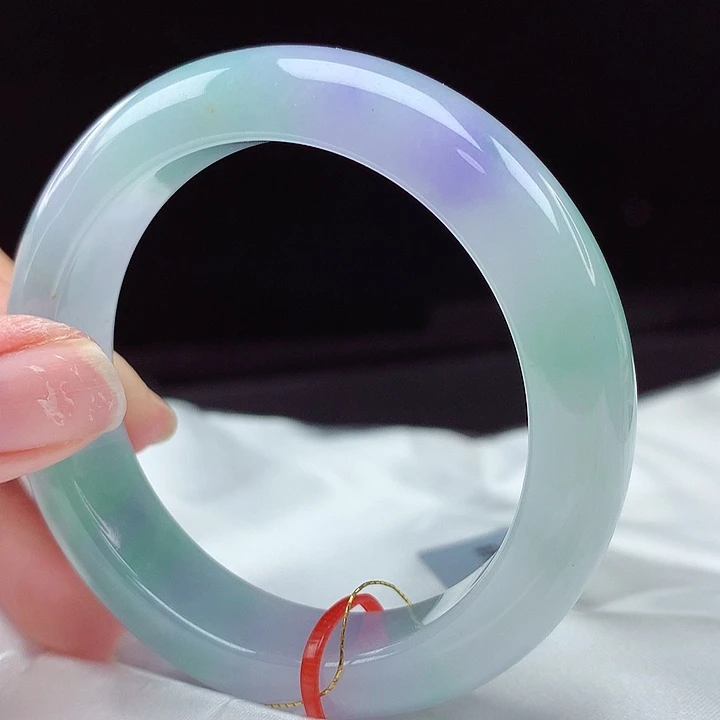 翡翠未镶嵌手镯50圈4663