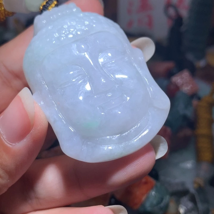 翡翠未镶嵌颈饰保真天然A货翡翠