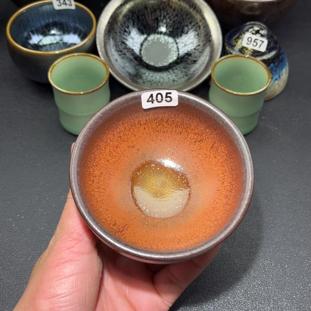 茶盏405 建盏单盏放大漏…………