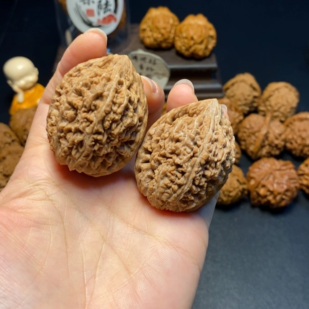 文玩核桃把件春*15号大蒜头36尺全品