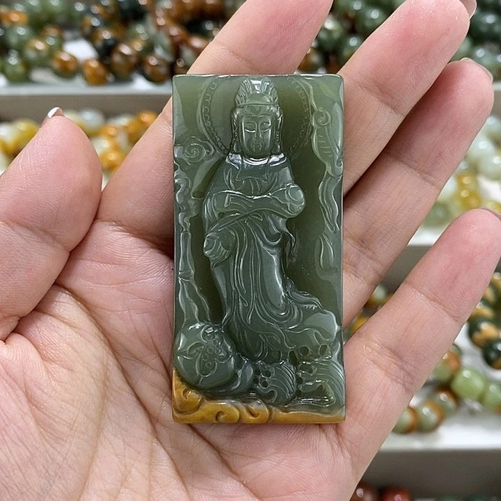 静****透闪石质玉未镶嵌吊坠(不含链)