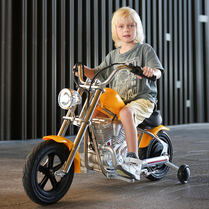 哈雷儿童电动玩具男孩女孩摩托车2轮摩托车可做大人宝藏文创