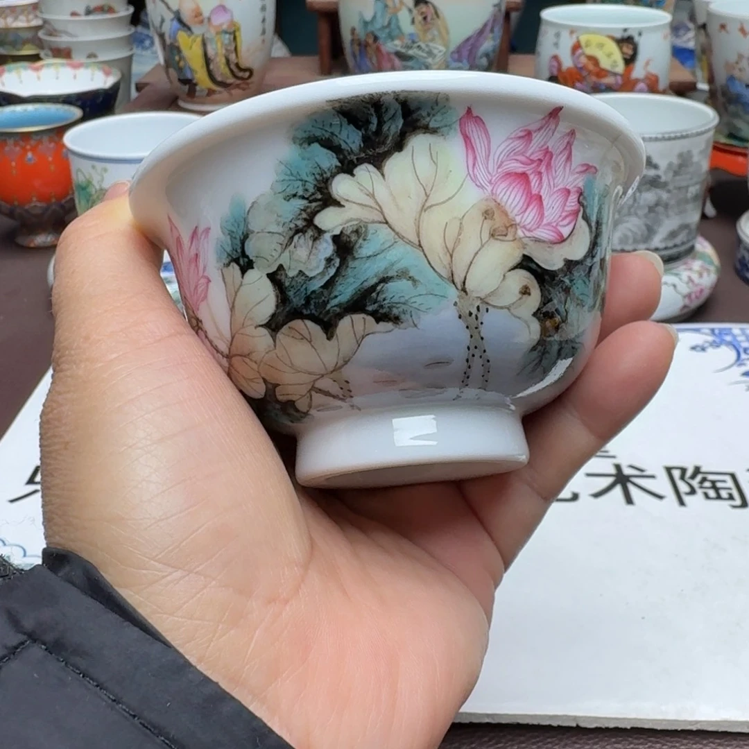 景德镇手工手绘展示