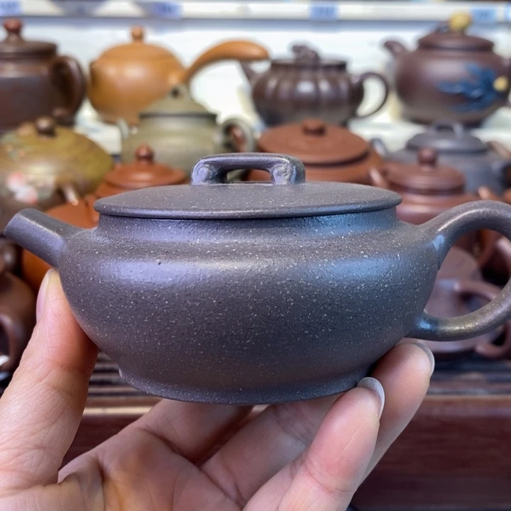 紫砂茶壶微瑕处理一把