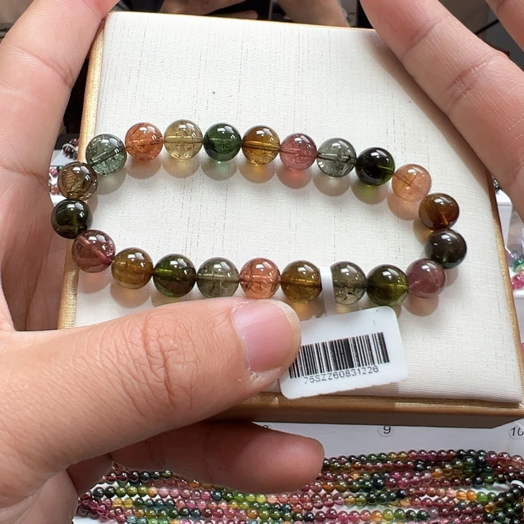 未镶嵌碧玺手串8.5mmmmmmm