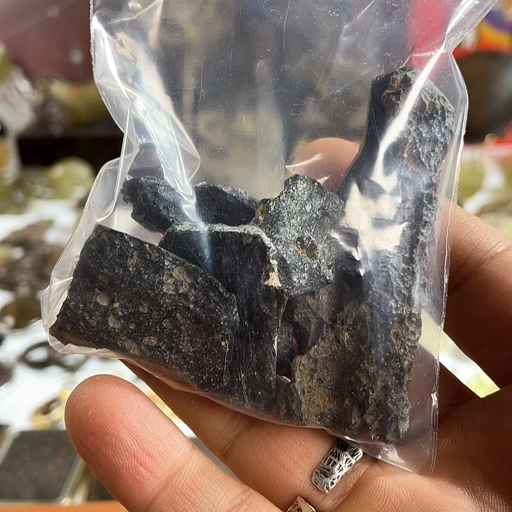 大理石磁石陨落星辰雷公墨原石