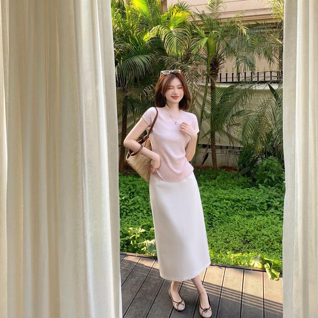 【芝士Cheese】春苞 极简日常好搭配小a半身裙气质高腰百搭时尚春夏